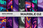 Big Bundle Digital Paper Marble., a Texture Graphic by KENO Mascots (Thumbnail 3 of 11)