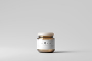 Amber Glass Jar Mockup, a Cups & Container Mockup by pmvch (Thumbnail 1 of 10)