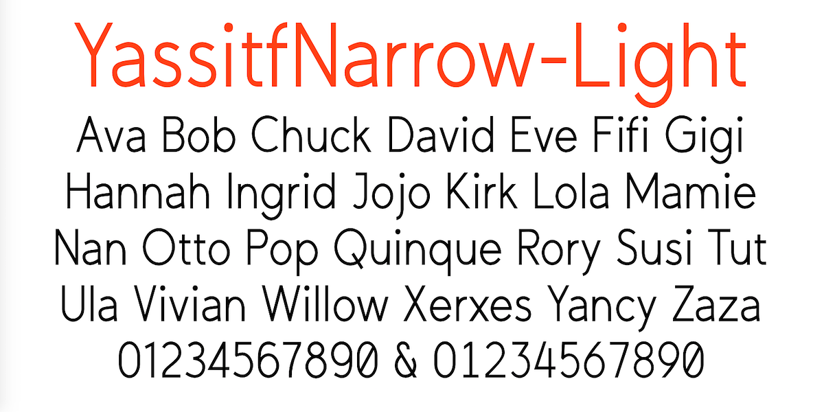 Yassitf, a Sans Serif Font by Ingrimayne Type (Photo 12 of 12)