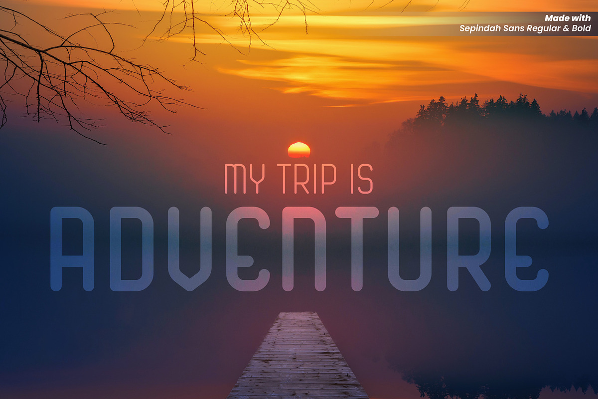 Sepindah Font Duo Sans & Script, a Handwritten Font by Iwanistic (Photo 2 of 15)
