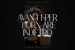 Champhin Classy Serif Font