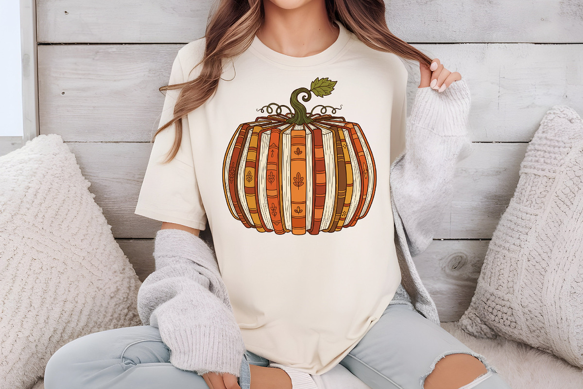 Fall Book Pumpkin Halloween Teacher, an Illustration by Libby Wishes (Photo 4 of 6)
