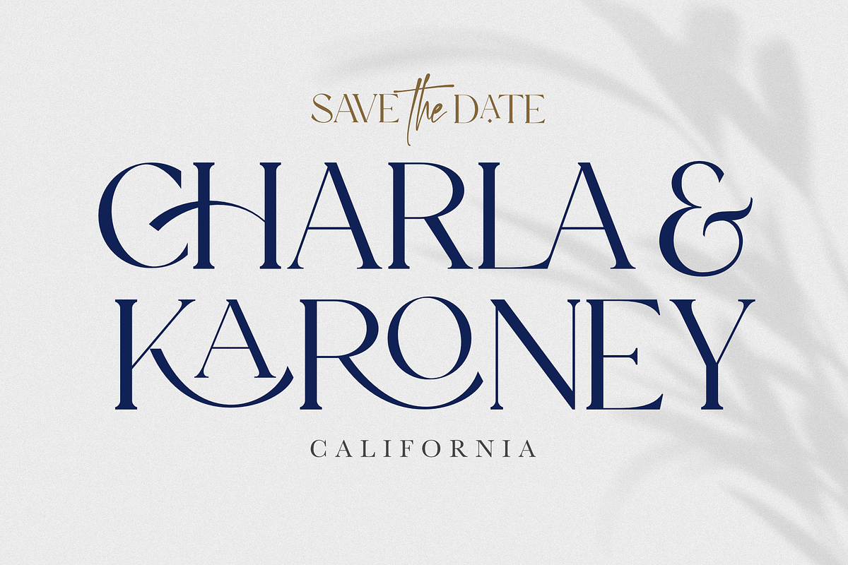 Richard & Caroline Family *Update*, a Serif Font by Silverdav (Photo 2 of 10)