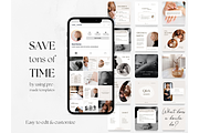50 Doula Social Media Posts Template, a Social Media Template by PatternLab. (Thumbnail 3 of 7)