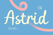 CS Astrid – Script Font, a Script Font by Craft Supply Co. (Thumbnail 1 of 8)