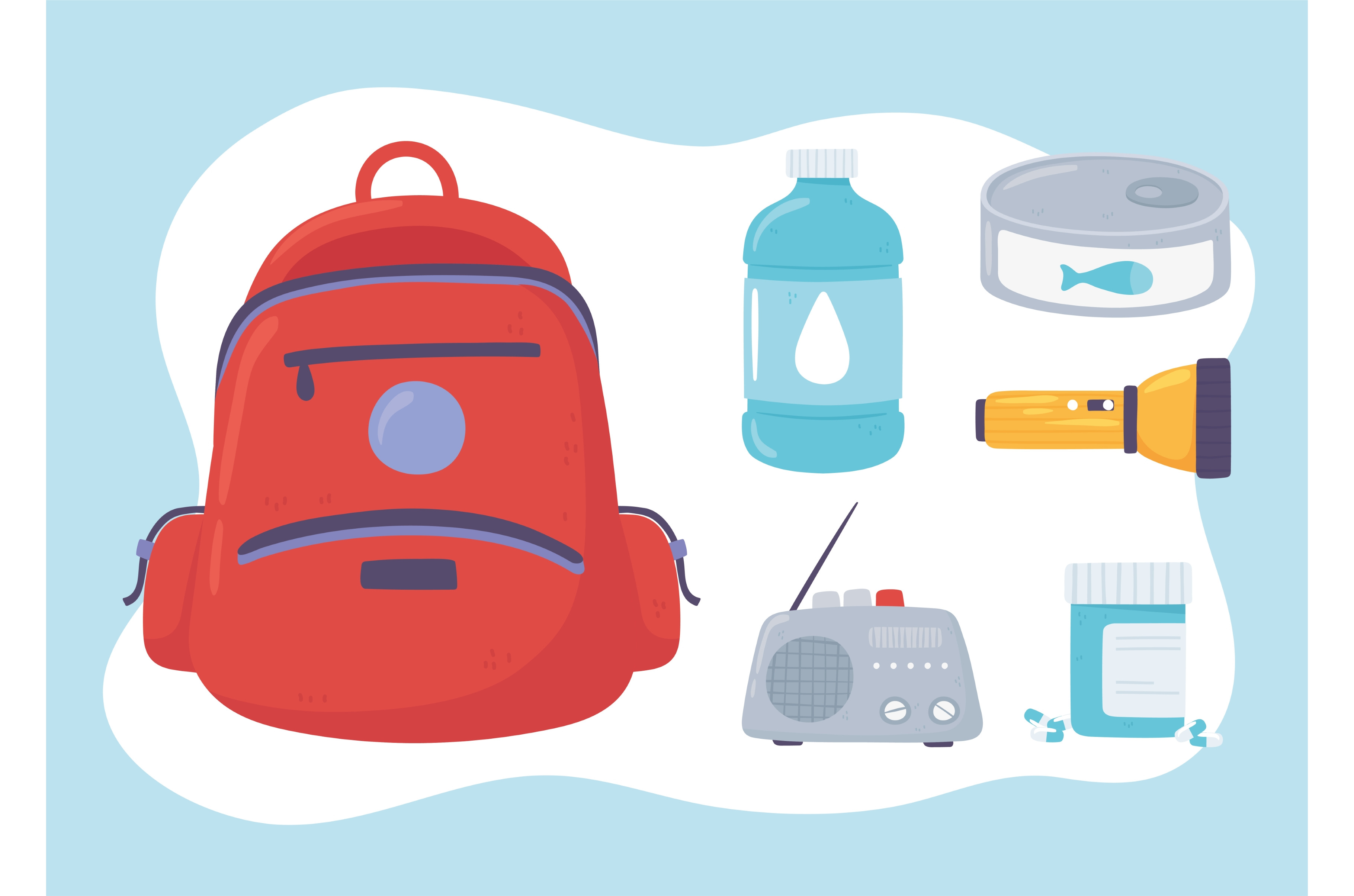 Emergency Kit Equipment by Studiogstock  Creative Market