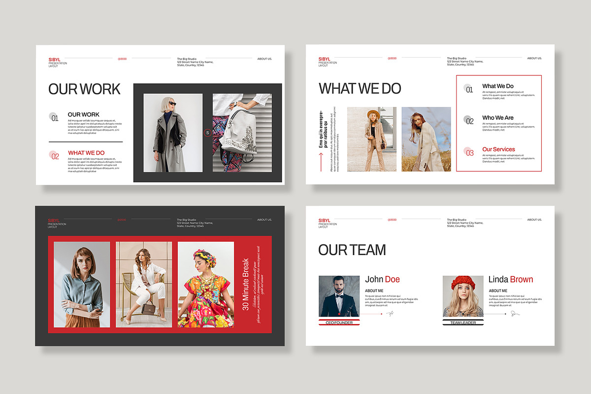 Sibyl Presentation Template preview 8