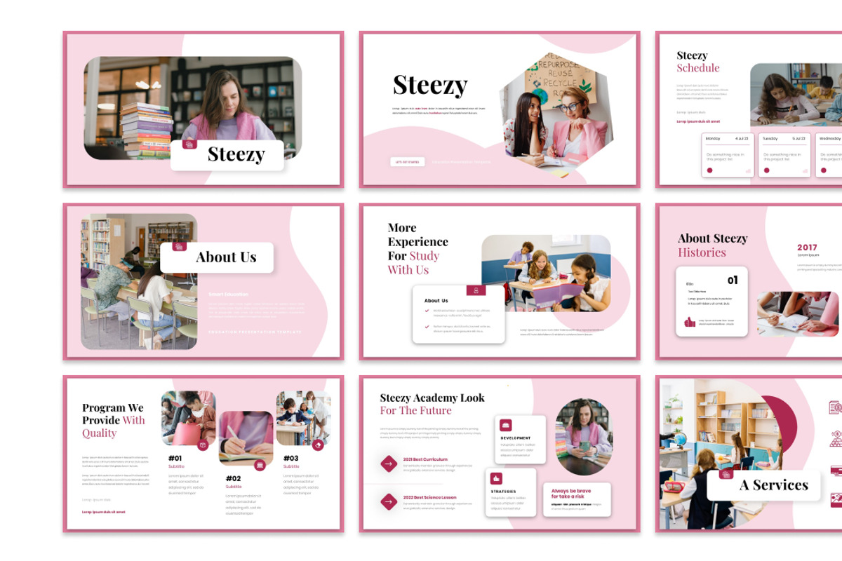 Steezy Education Presentation Temp, a Presentation Template by Analogous Temp (Photo 2 of 5)