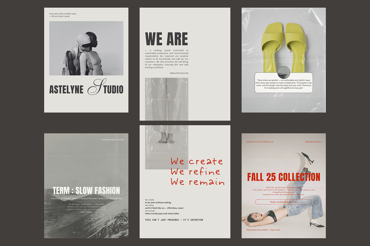 Astelyne • Instagram Template Kit, a Social Media Template by rainbojelia (Photo 2 of 8)