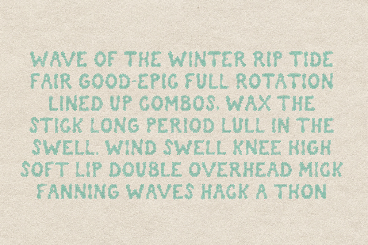 Surf Camp: A Hand Drawn Font, a Handwritten Font by Alicia Bruce Creative (Photo 4 of 9)