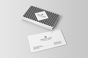 Minimal Pattern Business Card, a Business Card Template by Shahjhan (Thumbnail 6 of 6)