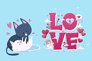 Meow in Love, a Font by Fachranheit Studio (Thumbnail 2 of 11)