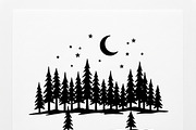 Majestic Pine Trees SVG, a Finance Illustration by Amazin_art (Thumbnail 29 of 34)