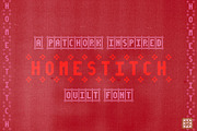 HomeStitch Hand Crafted Font, a Sans Serif Font by Madeline ODonoghue Design (Thumbnail 2 of 8)