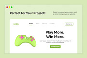 Colorful 3D Game Icon Set, a Technology Illustration by twinstd (Thumbnail 5 of 6)