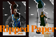 Torn Paper Cutout Photo Effect, a Layer Style Add-On by smishura (Thumbnail 1 of 3)