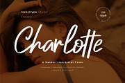 Charlotte - Handwritten Script fonts, a Script Font by Nahar_std (Thumbnail 1 of 8)