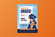 Graduation Party Invitation, a Flyer Template by MMPixelCraft (Thumbnail 4 of 5)
