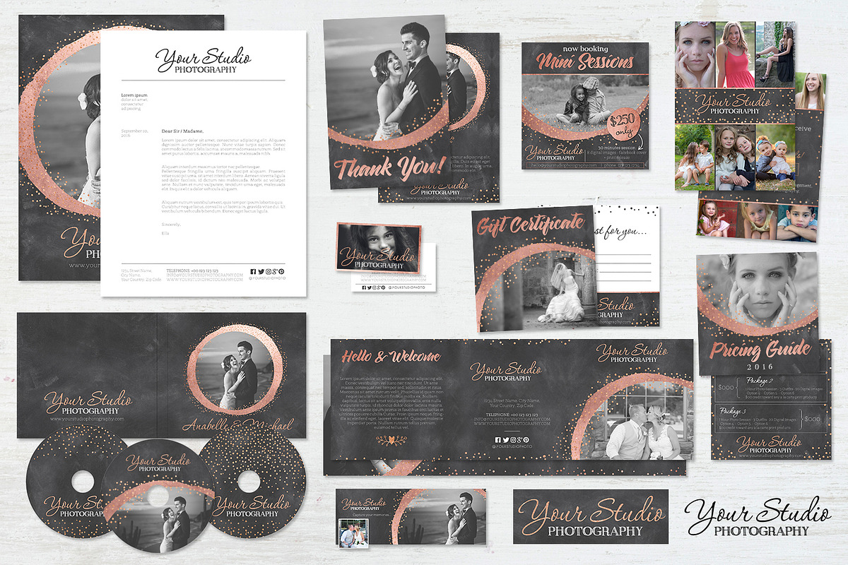 Marketing Set | Glitter Fantasy, a Stationery Template by Sleeklens (Photo 1 of 6)