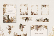 Autumn Boho Watercolor Flowers, a Decorative Illustration by BlumenSoul (Thumbnail 5 of 10)