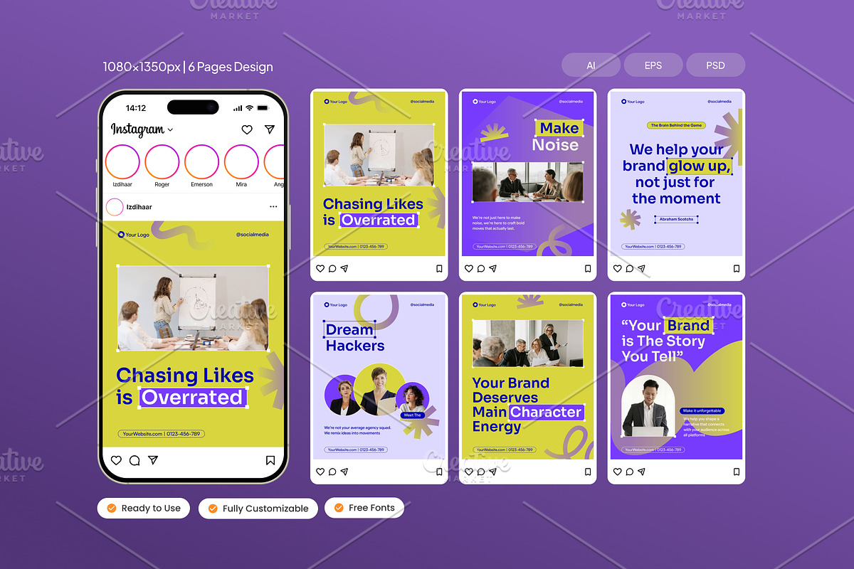 Strategic Brand Growth - Instagram, a Social Media Template by Izdihaar_Studio (Photo 1 of 4)