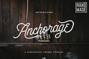 Anchorage Script Typeface, a Script Font by Wandery Supply (Thumbnail 1 of 13)