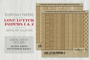 Love Letter Papers 1 and 2