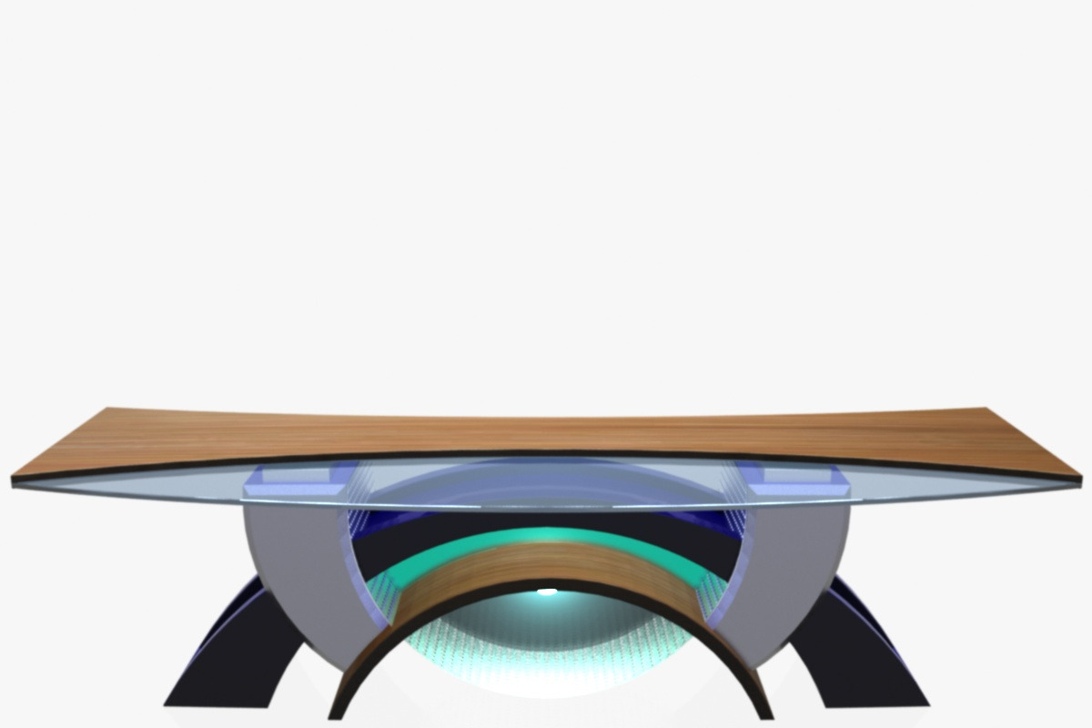 TV Studio News Desk 2, a Furniture 3D Model by akerStudio (Photo 4 of 11)