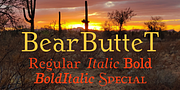BearButteT, a Slab Serif Font by Ingrimayne Type (Thumbnail 1 of 8)