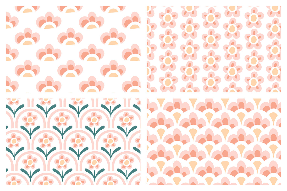 20 Cute and Sweet floral patterns, a Pattern Graphic by RevolutionizZed (Photo 16 of 16)