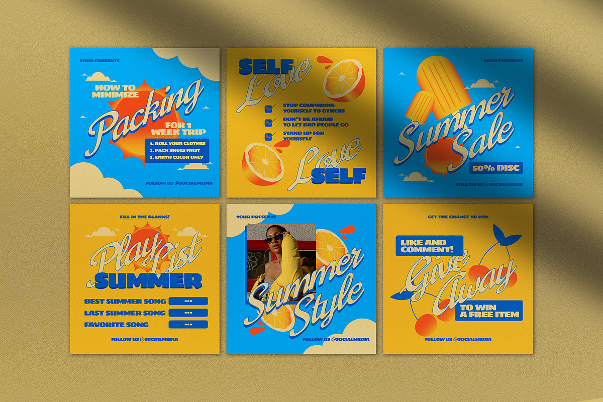SummerFashion Instagram Pack, a Social Media Template by graphicook (Photo 5 of 5)
