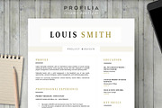 Word Resume & Cover letter Template, a Resume Template by Profilia Resume Boutique (Thumbnail 1 of 6)
