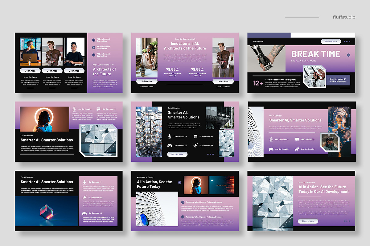 Artificial Intelligence Keynote, a Presentation Template by fluffstudio (Photo 3 of 4)
