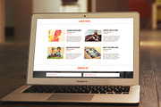 Flat One Page Creative Template, a Landing Page Template by VectorBurn (Thumbnail 3 of 5)