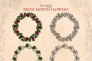 Birth Month Flowers Handcrafted, a Decorative Illustration by Ink Stories (Thumbnail 9 of 15)