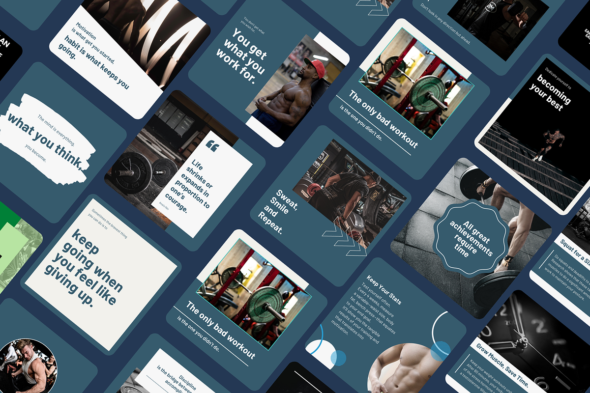 Fitness Templates - Canva Editable, a Social Media Template by Viral Content Design (Photo 11 of 12)
