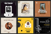 Canva instagram Podcast Template, a Social Media Template by illycreative (Thumbnail 2 of 5)