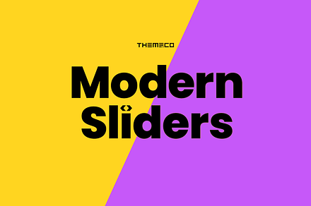 Modern Sliders by Themeco