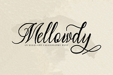 Mellowdy | A Calligraphy Script Font