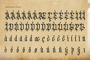 Menttalis | Blackletter Typeface, a Blackletter Font by Denustudios (Thumbnail 12 of 12)