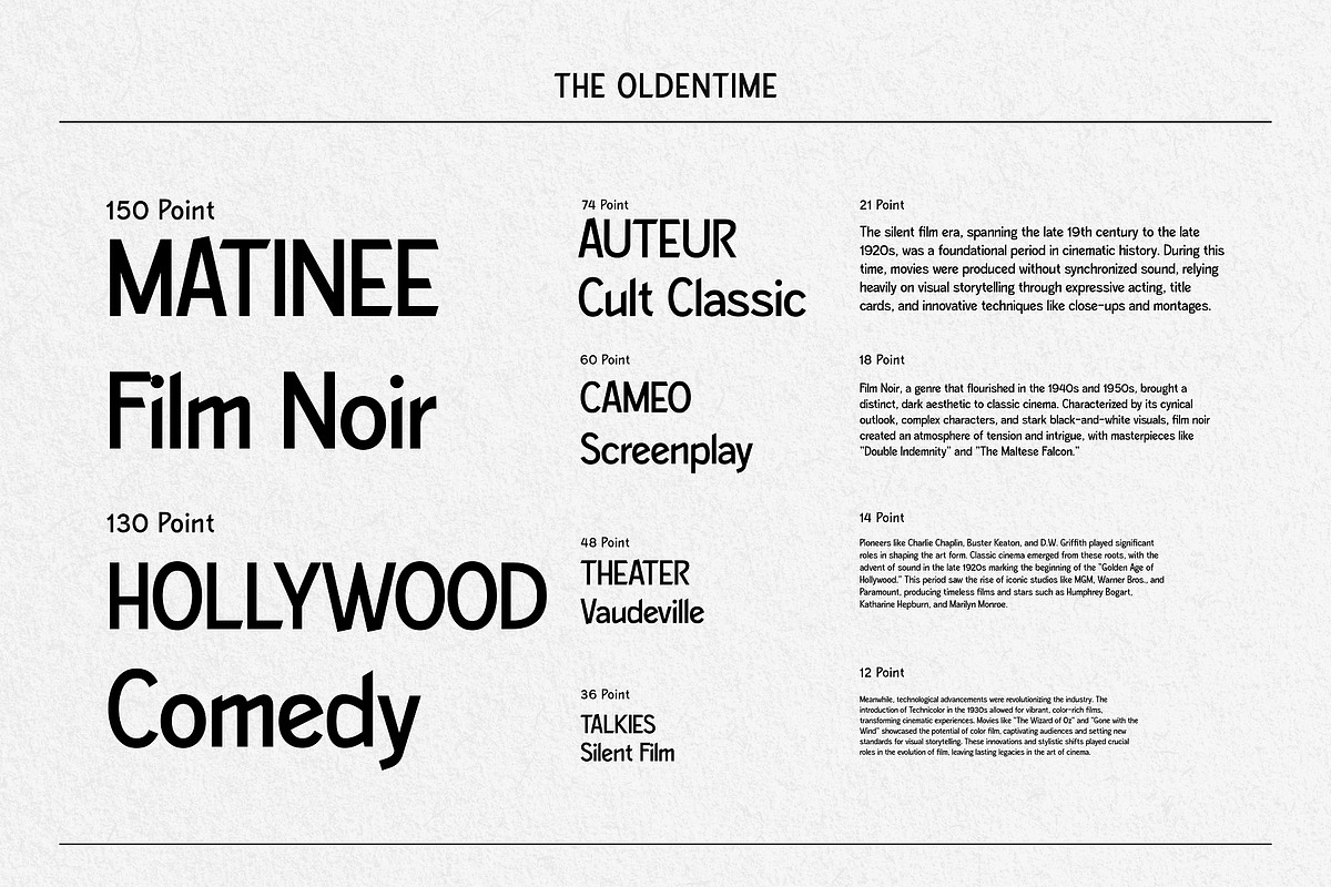 The Oldentime - Vintage 1920's Font, a Sans Serif Font by HipFonts (Photo 6 of 11)
