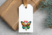 Tulip Butterfly Sublimation Clipart, an Animal Illustration by FloridPrintables (Thumbnail 7 of 12)