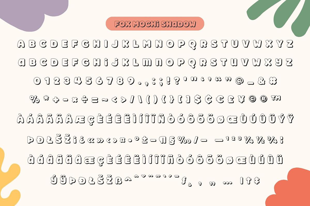 Fox Mochi: 4 Font Style, a Handwritten Font by Fox7 By Rattana (Photo 12 of 13)