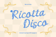 CS Ricotta Disco, a Script Font by Craft Supply Co. (Thumbnail 1 of 8)