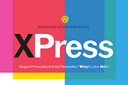 XPress, a Sans Serif Font by Wiescher Design (Thumbnail 1 of 8)