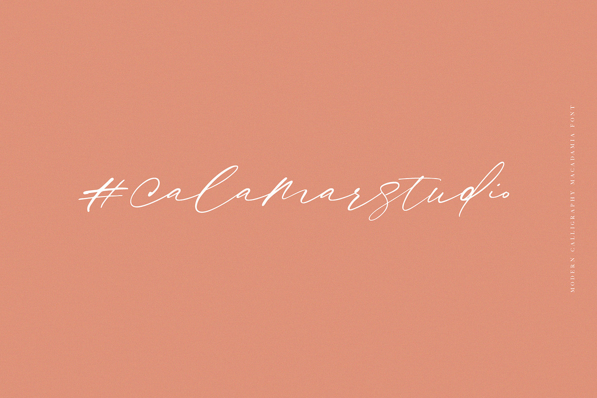 Macadamia | Handwritten Font, a Script Font by Calamar Studio (Photo 19 of 19)