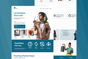 AIfashion Fashion Sales Agent Page, a Landing Page Template by trabaskriya (Thumbnail 4 of 5)