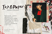 Ink Paper collage elements scraps, an Object Graphic by TD fonts (Thumbnail 3 of 13)