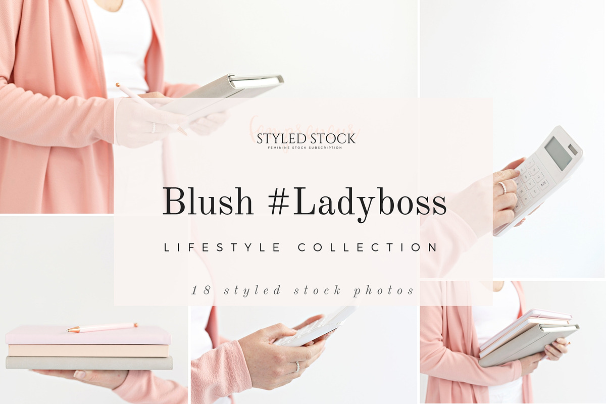 Blush #LadyBoss Styled Photo Bundle, a Business Photo by Fempreneur Styled Stock (Photo 1 of 4)