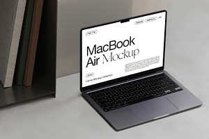 MacBook Air Mockup PSD